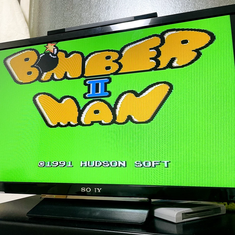 Bomberman 2 Nintendo Famicom Hudson Soft 1991 Japanese Version HFC-2X Action - Image 3 of 4