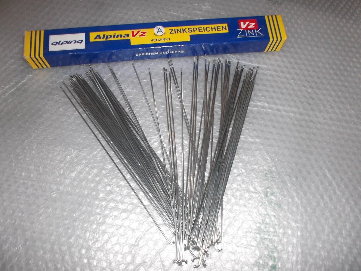 Pneumatici 10 RAGGI 302 MM IN ACCIAIO ZINCATI CON NIPPLES PER BICI - Foto 13