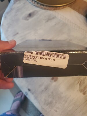 Goodridge Steel Braided Front Brake Line Kit For ZX-14R. 2006-2011