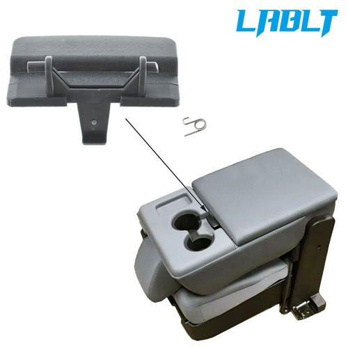 LABLT Center Console Seat Lid Latch Dark Gray 2Pcs For 2010-2018 Ford F-150 - Foto 7 di 8