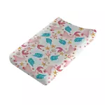 Colorful Nautical Life Changing Pad Cover Mermaids Starfish Conch Coral Wave Bab