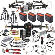 4 Wheeler ATV Front Rear Axle Kit 500W 1000W Differential Motor Assembly Go Kart