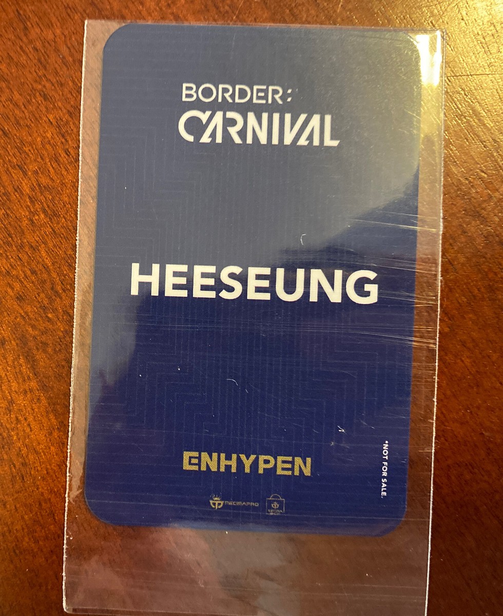 Enhypen HEESEUNG EVAN Border Carnival Official Mecima Shop