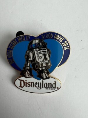 DLR Blood Drive 2015 Star Wars R2-D2 Put Your Heart Into It Disney Pin (C2)