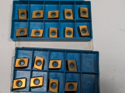 Lot of 18 NEW Ingersoll .020x45 Carbide Inserts SPE-55R02 Grade 301 A STK 52023