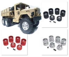 Metal Single/Dual Wheel Hub DIY Parts for WPL B16 B36 HengLong FeiYu JJRC RC Car