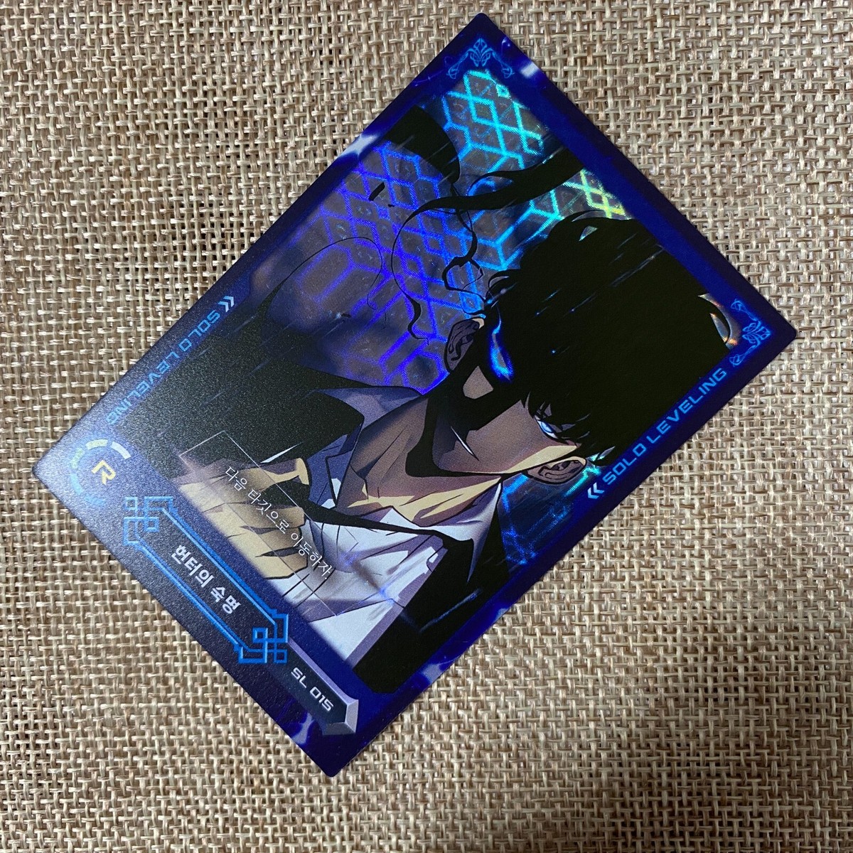 Solo Leveling SL 015 / Rare R Holo Card / Korean Webtoon Trading