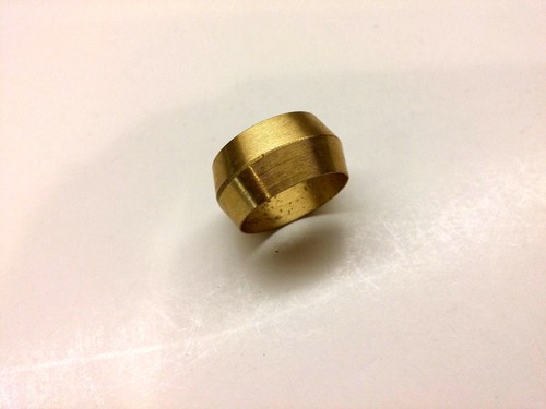 Ф15~25mm ID CNC Machined Brass Olive Barrel Compression Sleeve Ferrule Ring - Picture 5 of 13