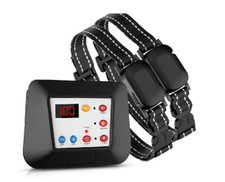 Wireless Electric Dog Fence Pet Containment System W 2 Dog Collars Any Size Dog