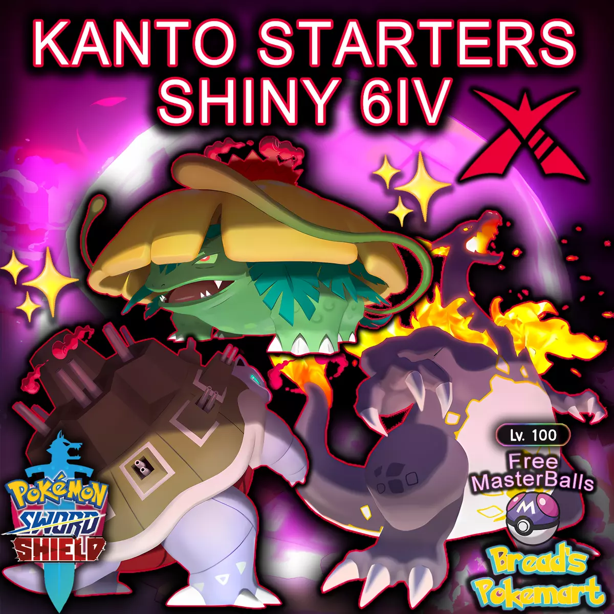 Ultra SHINY 6IV BULBASAUR / Pokemon Sword and Shield / Kanto -  Finland