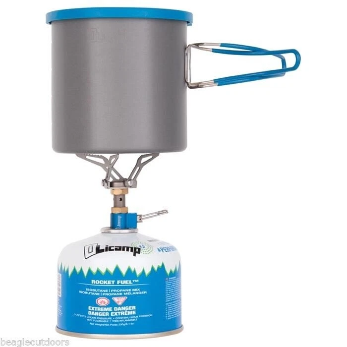 NEW Olicamp Ion Micro Titanium Ultralight Gas Stove u0026amp; Aluminum LT  Pot/Lid Combo | eBay