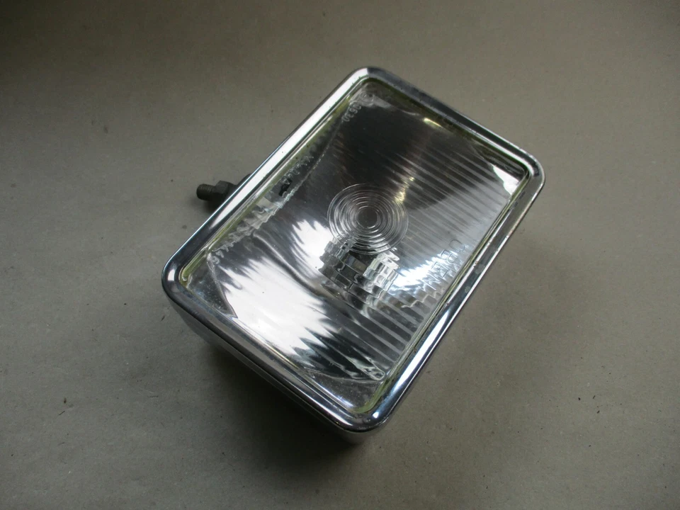 Oldtimer Mercedes Opel BMW Borgward Chrom Zusatzscheinwerfer Hella 17cmx12cmx6cm - Bild 3 von 4