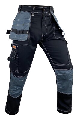 NOTUS Men's Cargo Work Pants Heavy Duty Knee Pads Utility Holster