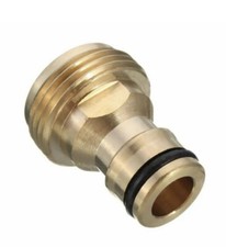 Brass Tap Adaptor with 3/4" BSPM Male Thread Garden Hose Connector