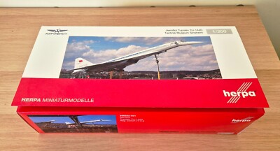 Tupolev Tu144D Aeroflot Technik-Museum CCCP-77112 Herpa 1/200