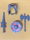 Vintage He-Man 1981 POWER SWORD SHIELD AXE Armor MOTU He Man Weapons Lot Masters
