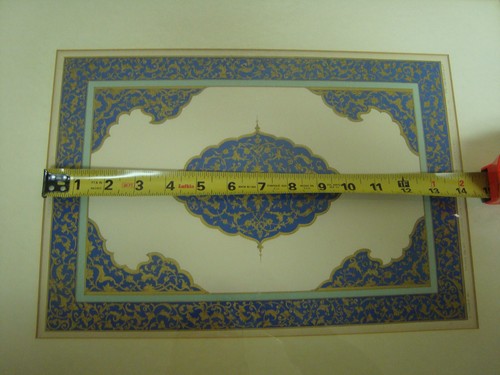 Antique French Collinot & Beaumont Canson Persian Ornaments Framed Print - Picture 12 of 14