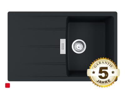 Franke Centro CNG 611-78 Black Matt - 114.0681.584 Granitspüle Exzenter