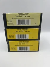 (3 Lbs) Grip Rite 8D 2.5” 6.35 cm Smooth Shank Nails
