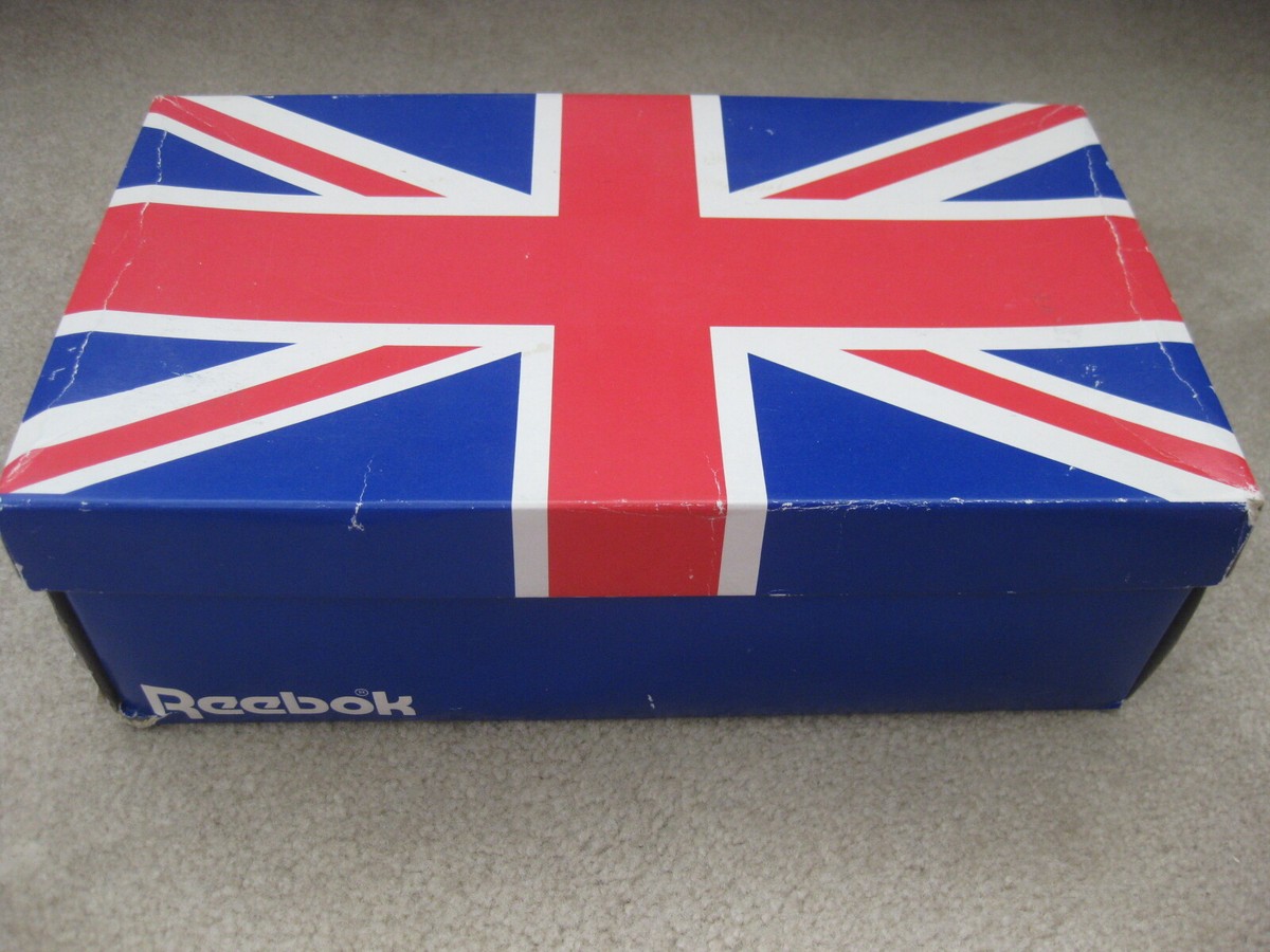 Reebok Union Jack Shoebox Vintage Rare Great Britain Shoe Box Men
