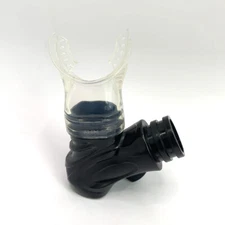Scuba Dive Snorkel Replacements Bottom Purge Housing & Silicone Mouthpiece