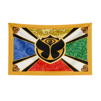 限定：EDMフェス TOMORROWLAND FLAG（20周年限定公式フラッグ Tomorrowland Music Festival Electronic Dance EDM Flag Banner