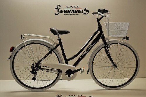 Bici trekking City bike donna 28 in alluminio 6v shimano peronalizzabile |  eBay