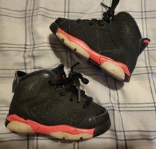 2014 Jordan 6 infrared 834667-023 toddler sz 5C black