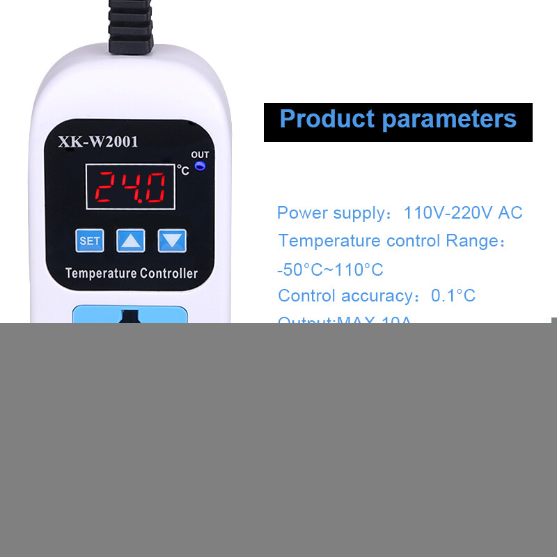 Digital Temperature Controller Socket Automatic Switch Adjustable ...