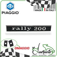 Heck Targhetta Rahmen Schriftzug Zierleiste FüR Vespa 200 Rally 1973-1979 VSE1T