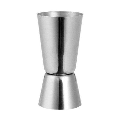Steel Double Single Shot Measure Spirit Bar Cocktail Cup Drink E5❀ - Bild 6 von 12