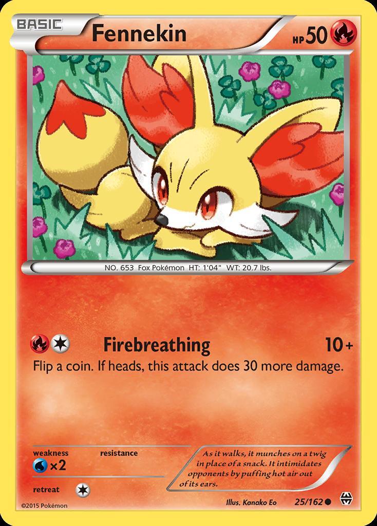 Pokemon Fennekin (25/164) BREAKthrough LP