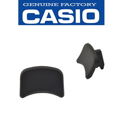 Genuine CASIO Pathfinder Protrek PRW-6000 PRW-3000 Black Watch Band Cover 2pcs