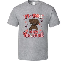 Plott Hound My Dog Is My Valentine Funny T Shirt