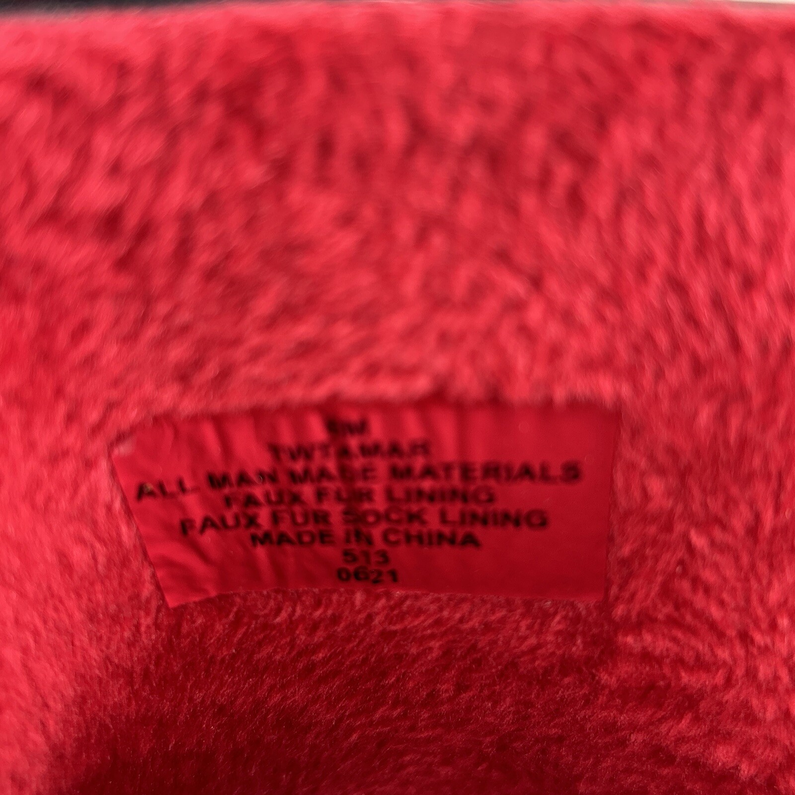 Tommy Hilfiger Womens TWTamar Rain Booties Blk 8M Faux  Fur Sock Lining Pink