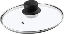 GLASDECKEL ERSATZ BELÜFTET BRATPFANNE KOCHTOPF KASSEROLLE DECKEL 28 CM