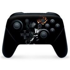 Nintendo Switch Pro Controller Skin Decal Vinyl Wrap - Dark Rose tattoo Girl