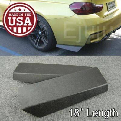 18'' Rear Bumper Lip Apron Splitter Diffuser Valence Bottom Line For  VW Porsche