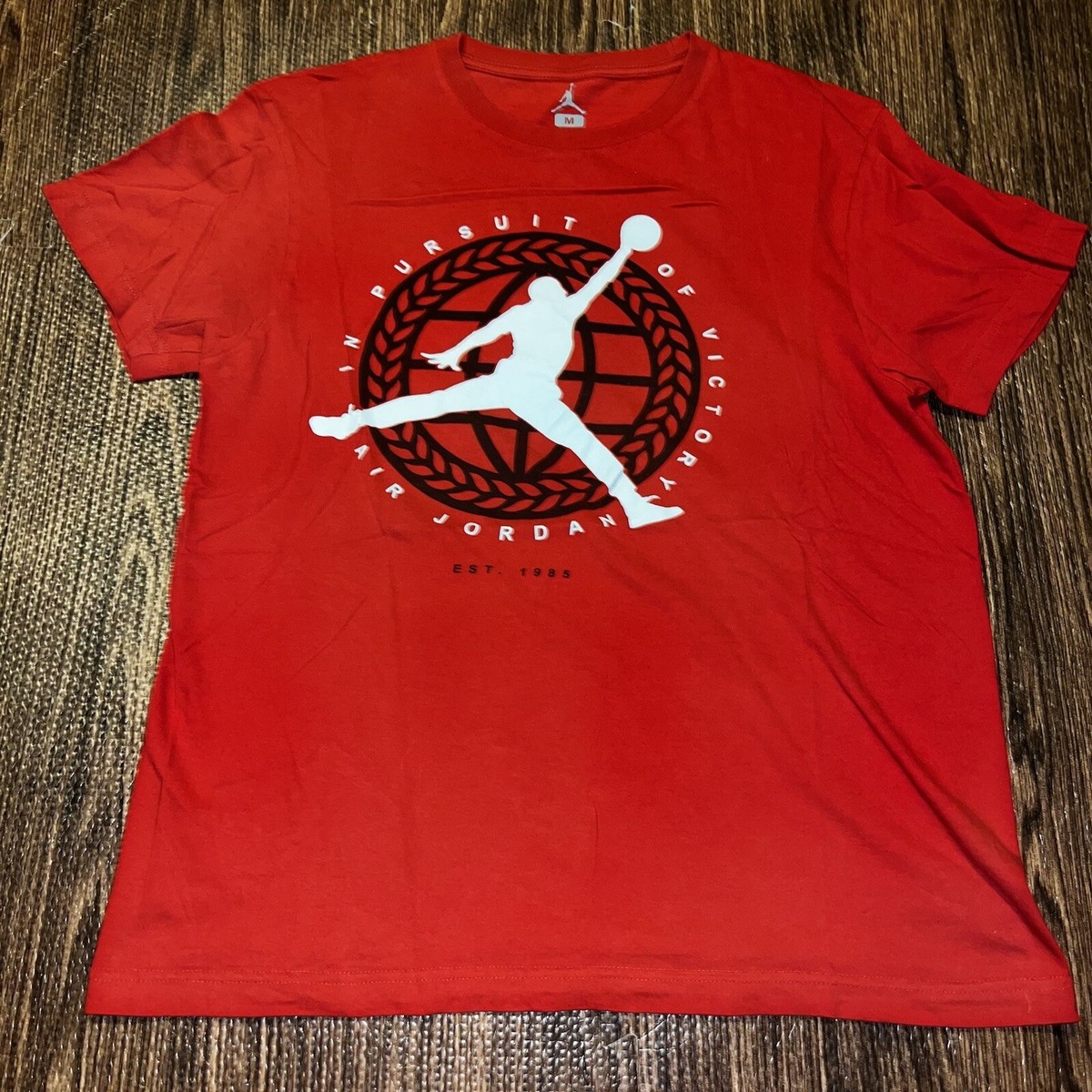 MEN'S NIKE AIR JORDAN IN PURSUIT OF VICTORY TEE T-SHIRT RED