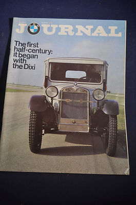1979 BMW Journal Magazine - The First Half Century: it began with the Dixi