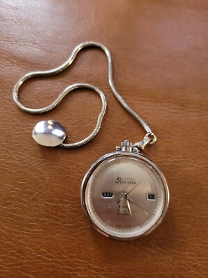 Citizen Seven Star Deluxe Vintage Automatic Pocket Watch Very Rare
