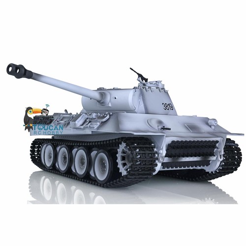 Henglong 1/16 Snow 7.0 Piste Metallo Personalizzate Ruote Pantera RTR RC Serbatoio 3819 - Foto 5 di 12