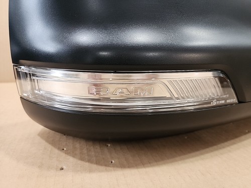 21-22 RAM 1500 OEM RH SIDE MIRROR ASSY PUDDLE LIGHT HEATED W CAM 68496556AB #02 - Picture 6 of 17