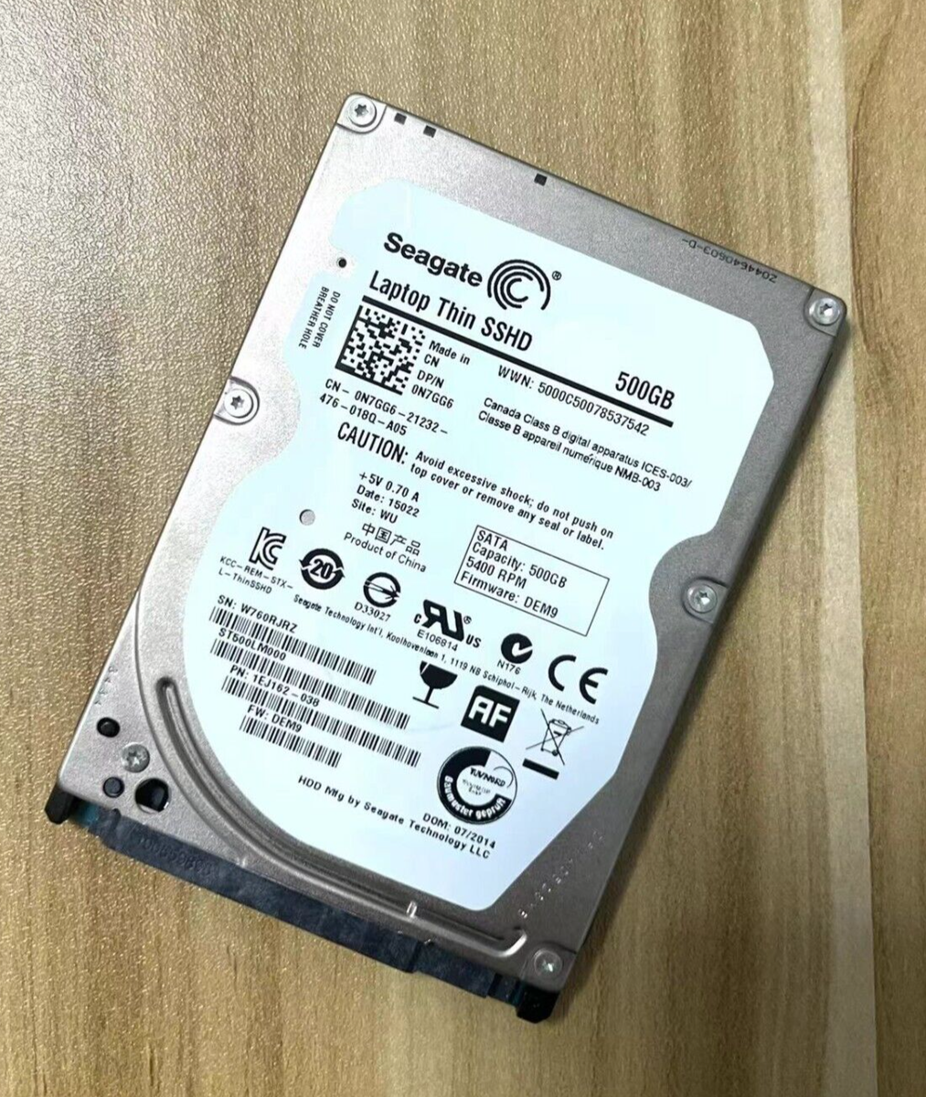 Seagate Laptop SSHD 500GB Internal 5400RPM 2.5