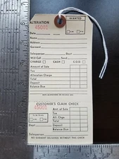 500 Alteration Tags Reinforced with String Manila Merchandise Strung Ticket