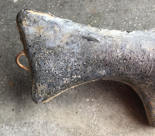 FISCHFÖRMIGER BLEI DOWNRIGGER GEWICHT 10 PFUND - VINTAGE - Bild 2 von 3