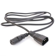 IEC C13 to C14 Power Extension Cable