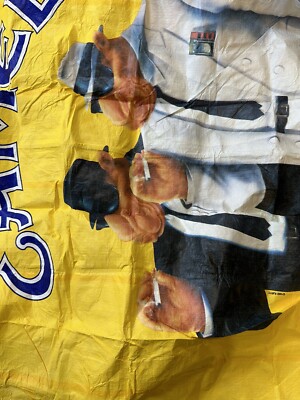 Joe Camel L.N. Gordon Designs Zipped Yellow Tyvek Windbreaker