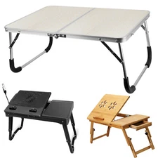 Portable Laptop Desk Foldable Lap Bed Tray Stand Heavy Duty Desk Computer Racks
