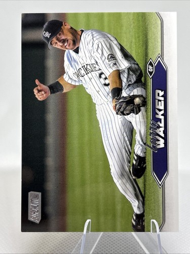2024 Topps Stadium Club - Black Foil #180 Larry Walker - Plus 2 Base Cards Lot - Picture 4 of 7